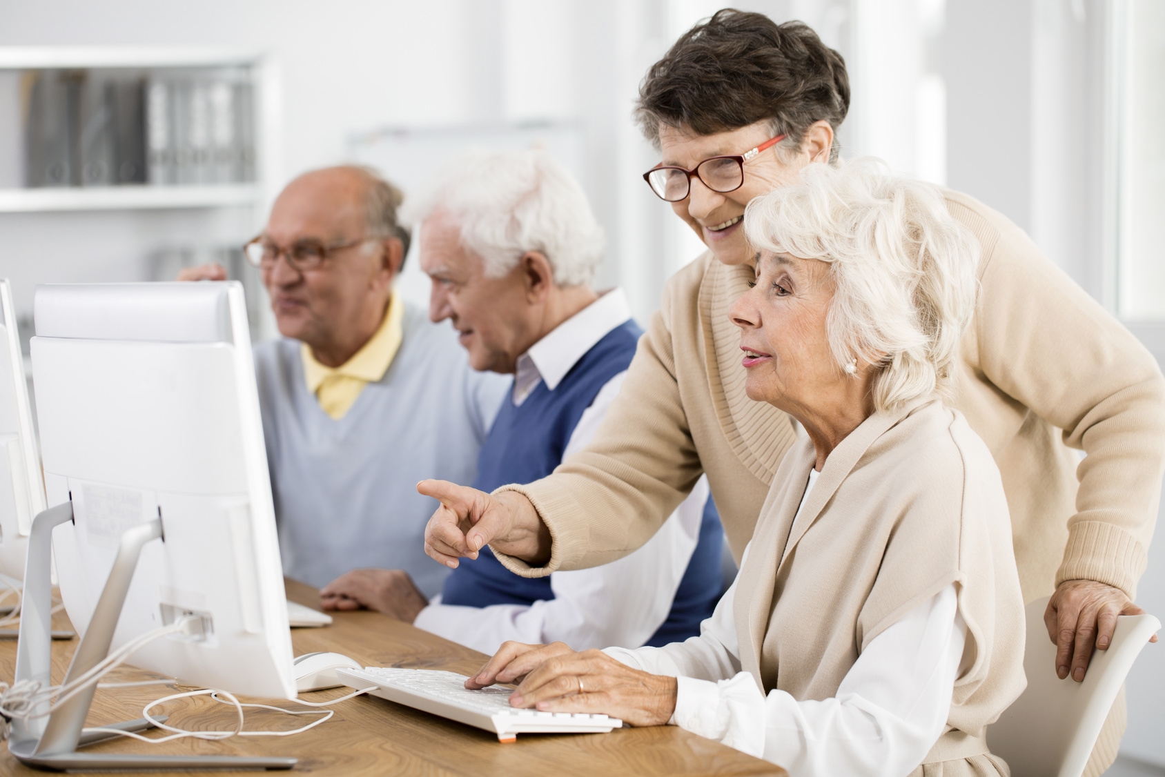 Anziani in internet